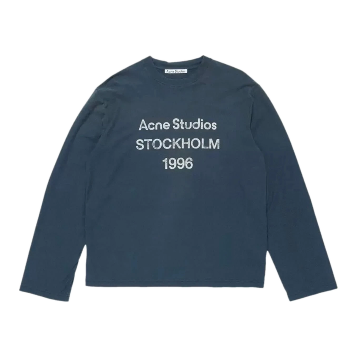 Acne Studios Stockholm 1996 كم طويل كحلي